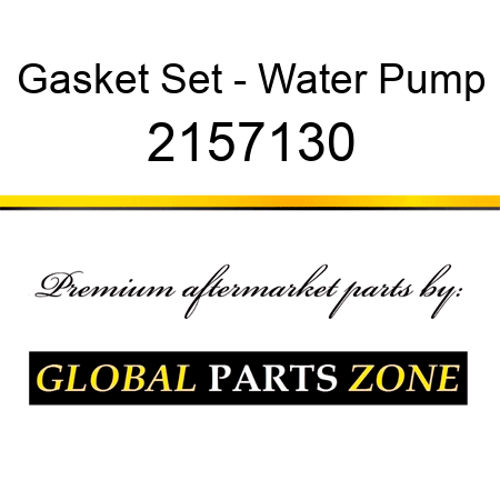 Gasket Set - Water Pump 2157130