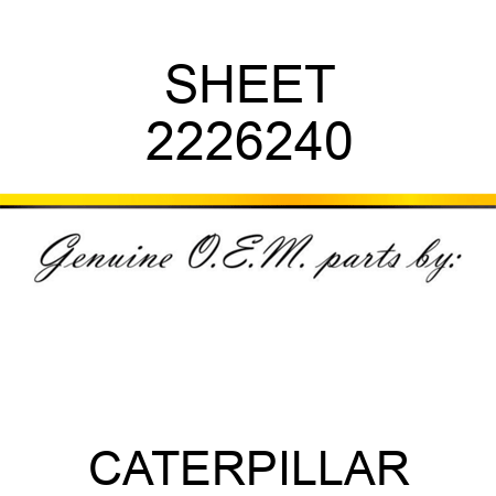 SHEET 2226240