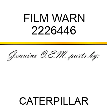 FILM WARN 2226446