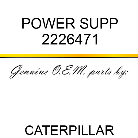POWER SUPP 2226471
