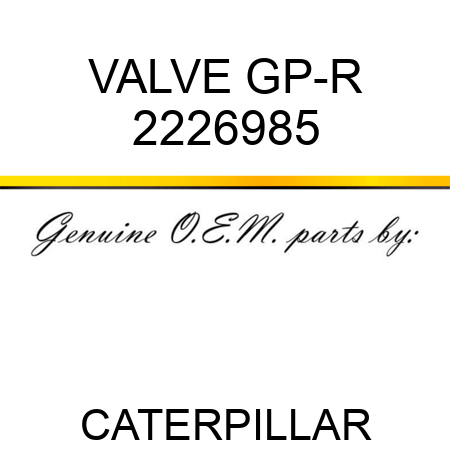 VALVE GP-R 2226985