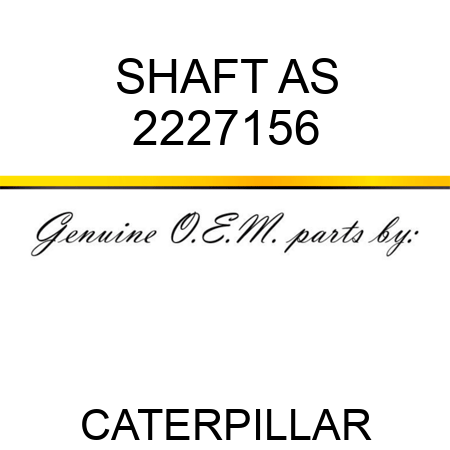 SHAFT AS 2227156