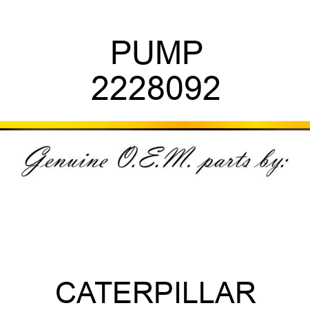 PUMP 2228092