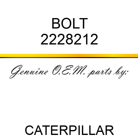 BOLT 2228212