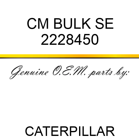 CM BULK SE 2228450