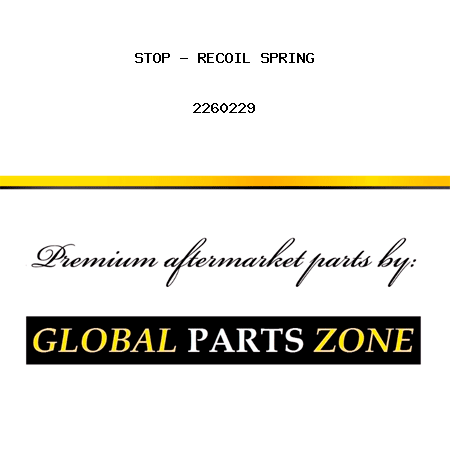 STOP - RECOIL SPRING 2260229