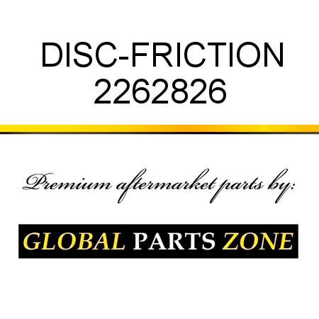 DISC-FRICTION 2262826