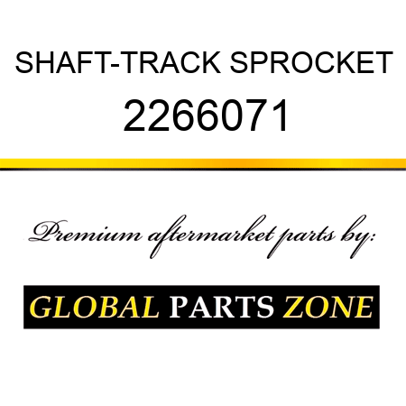 SHAFT-TRACK SPROCKET 2266071