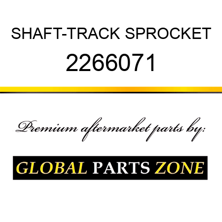SHAFT-TRACK SPROCKET 2266071