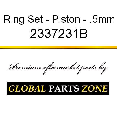 Ring Set - Piston - .5mm 2337231B
