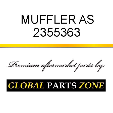 MUFFLER AS 2355363