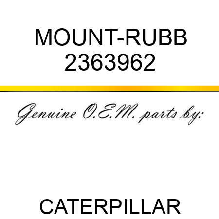 MOUNT-RUBB 2363962
