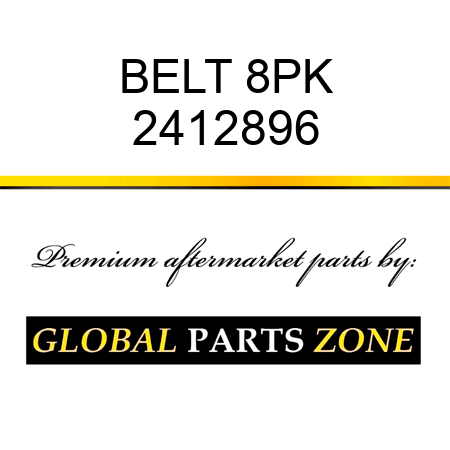 BELT 8PK 2412896