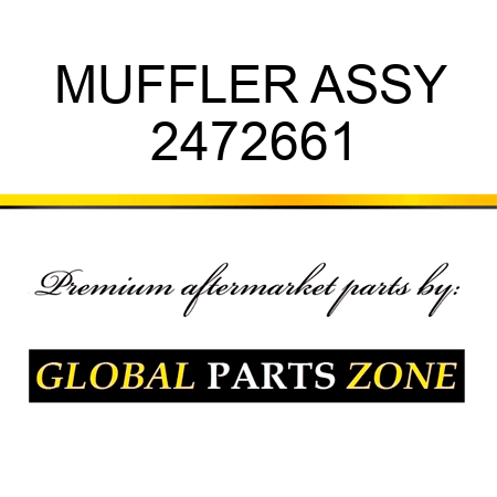 MUFFLER ASSY 2472661