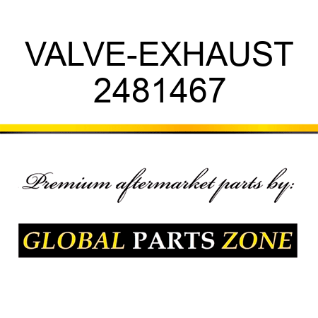 VALVE-EXHAUST 2481467