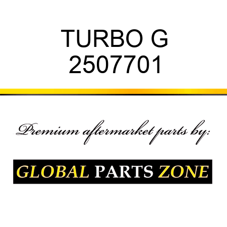 TURBO G 2507701