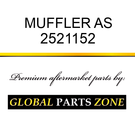 MUFFLER AS 2521152