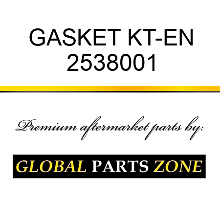 GASKET KT-EN 2538001