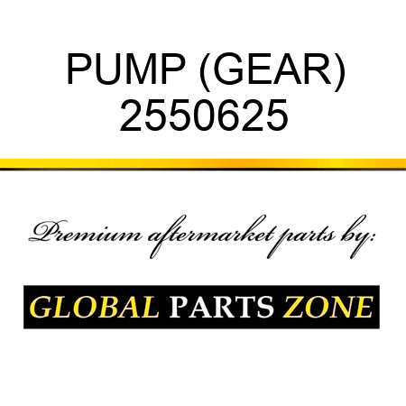 PUMP (GEAR) 2550625