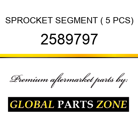 SPROCKET SEGMENT ( 5 PCS) 2589797
