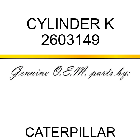 CYLINDER K 2603149
