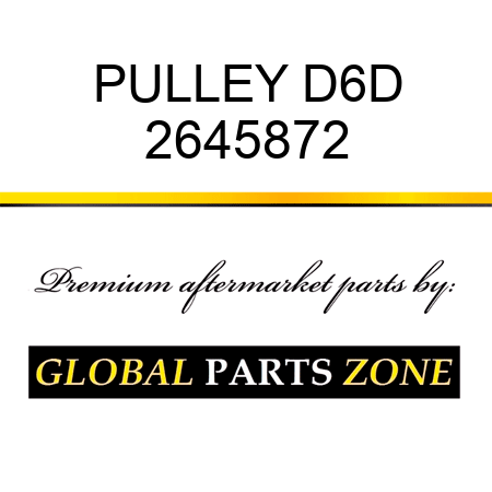 PULLEY D6D 2645872