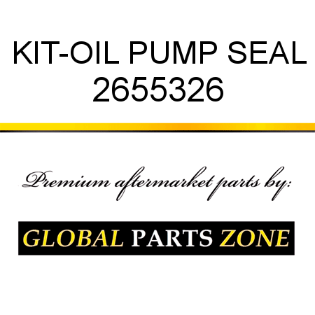 KIT-OIL PUMP SEAL 2655326