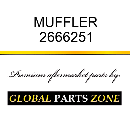 MUFFLER 2666251