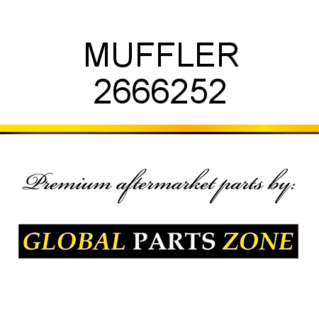 MUFFLER 2666252