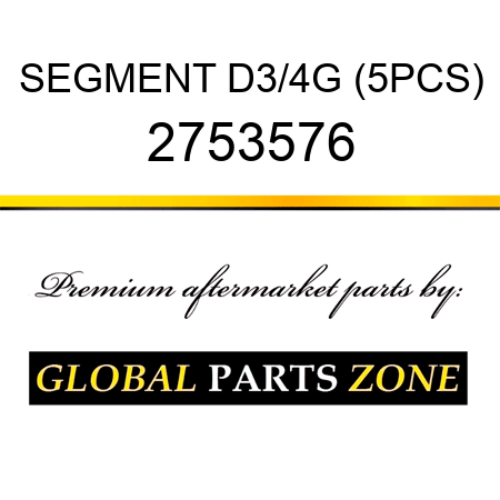 SEGMENT D3/4G (5PCS) 2753576