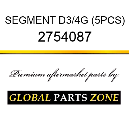 SEGMENT D3/4G (5PCS) 2754087