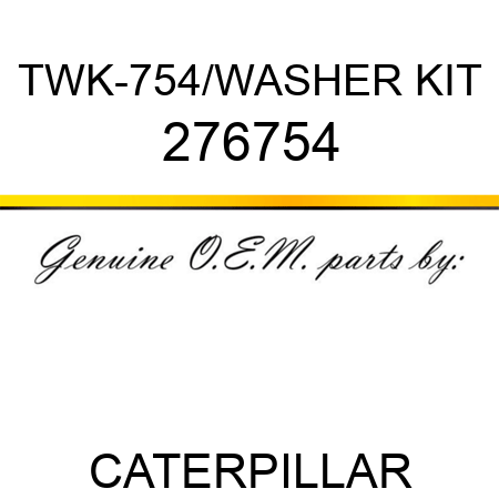 TWK-754/WASHER KIT 276754