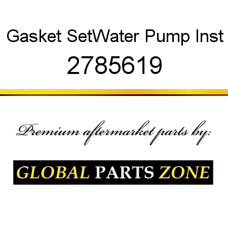 Gasket Set,Water Pump Inst 2785619