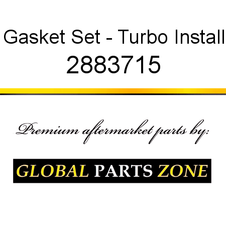Gasket Set - Turbo Install 2883715