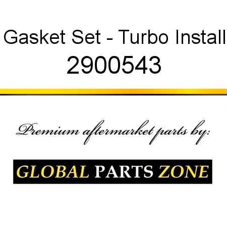 Gasket Set - Turbo Install 2900543