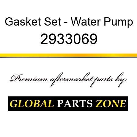 Gasket Set - Water Pump 2933069
