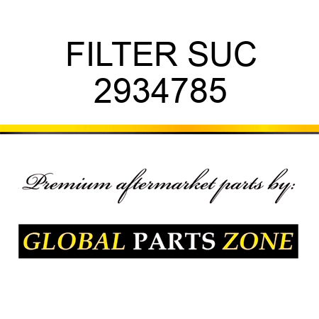 FILTER SUC 2934785