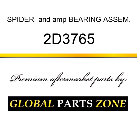 SPIDER & BEARING ASSEM. 2D3765