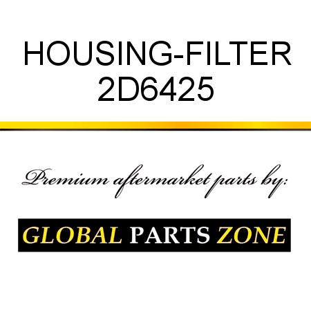 HOUSING-FILTER 2D6425