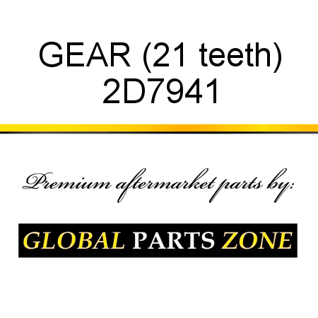 GEAR (21 teeth) 2D7941