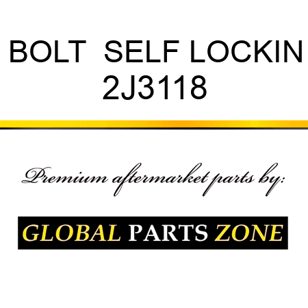 BOLT  SELF LOCKIN 2J3118