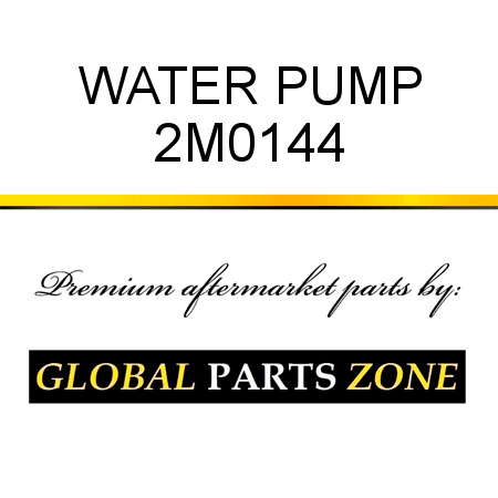 WATER PUMP 2M0144