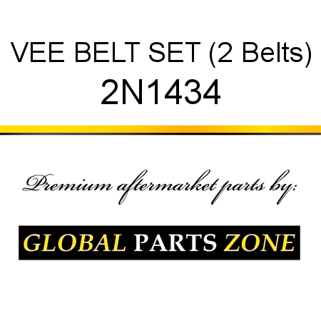 VEE BELT SET (2 Belts) 2N1434