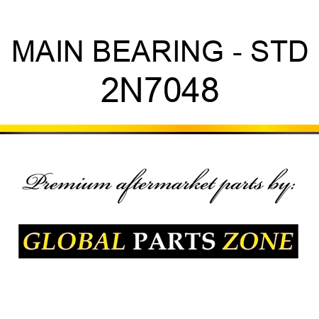 MAIN BEARING - STD 2N7048