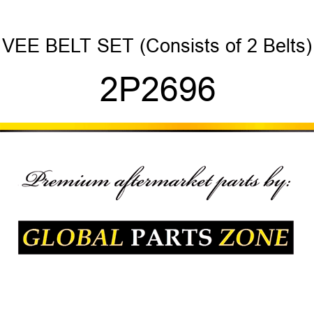 VEE BELT SET (Consists of 2 Belts) 2P2696