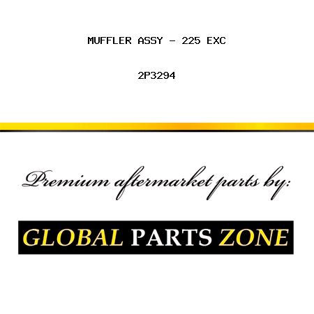MUFFLER ASSY - 225 EXC 2P3294
