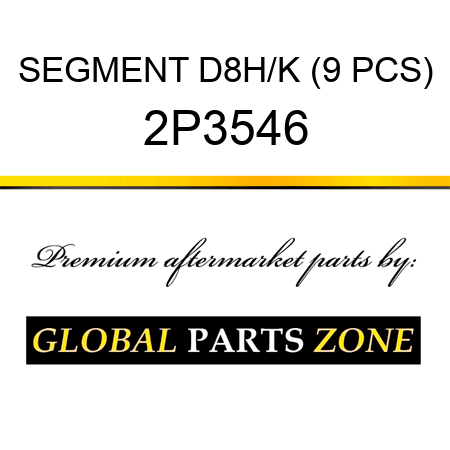 SEGMENT D8H/K (9 PCS) 2P3546