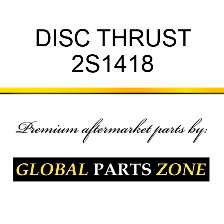 DISC THRUST 2S1418