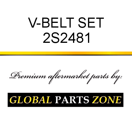 V-BELT SET 2S2481