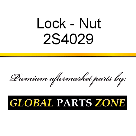 Lock - Nut 2S4029